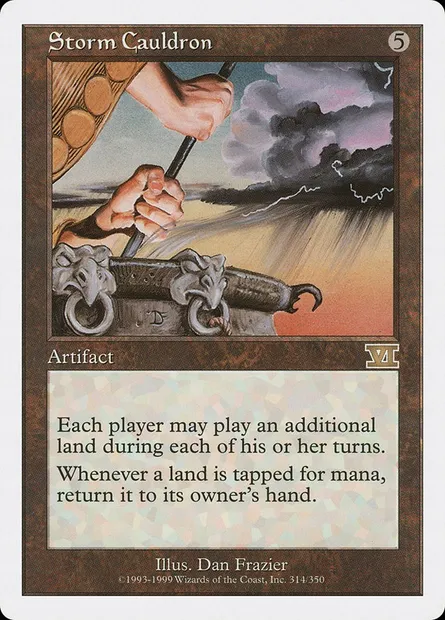 Storm Cauldron, Magic card 6ED 314 — Classic Sixth Edition set
