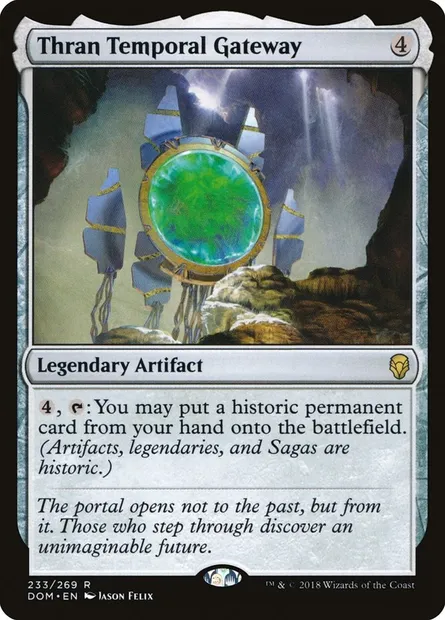 Thran Temporal Gateway, Magic card DOM 233 — Dominaria set