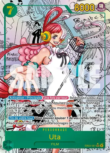 Uta, carte One Piece EB03-061 — extension ONE PIECE HEROINES EDITION