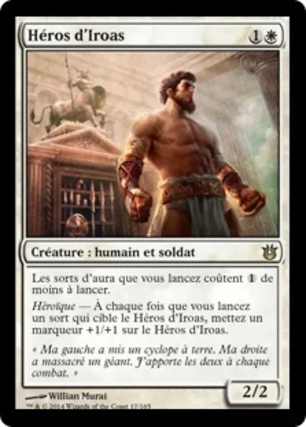 Héros d'Iroas, carte Magic BNG 17 — extension Créations divines