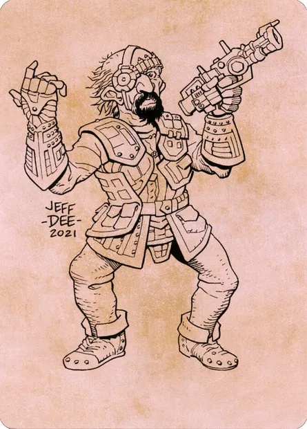 Jan Jansen, Chaos Crafter // Jan Jansen, Chaos Crafter, carte Magic ACLB 66 — extension Battle for Baldur's Gate Art Series