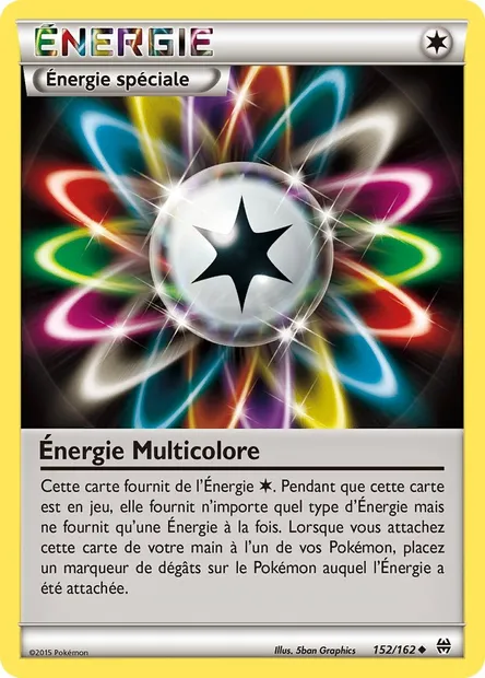 Énergie Multicolore, carte Pokémon BKT 152 — extension Impulsion Turbo