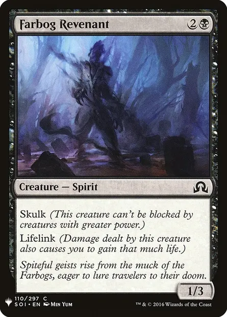 Farbog Revenant, Magic card PLST SOI-110 — The List set