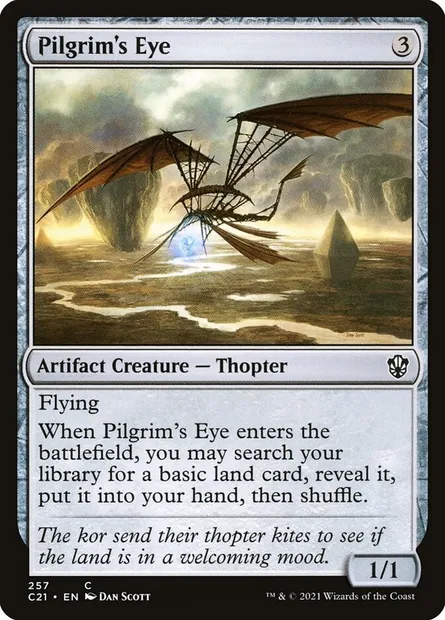Pilgrim's Eye, Magic card C21 257 — Commander 2021 set