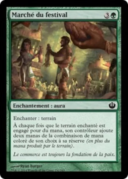 Marché du festival, carte Magic JOU 130 — extension Incursion dans Nyx