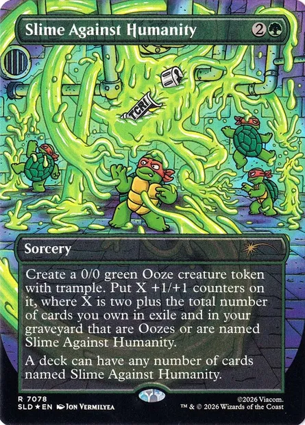 Slime Against Humanity, Magic card SLD 7078 — Secret Lair Drop set