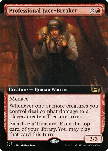Professional Face-Breaker, Magic card SNC 426 — Streets of New Capenna set