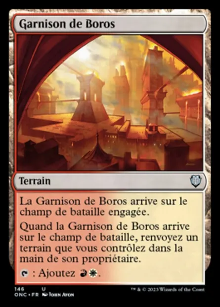 Garnison de Boros, carte Magic ONC 146 — extension Phyrexia: All Will Be One Commander