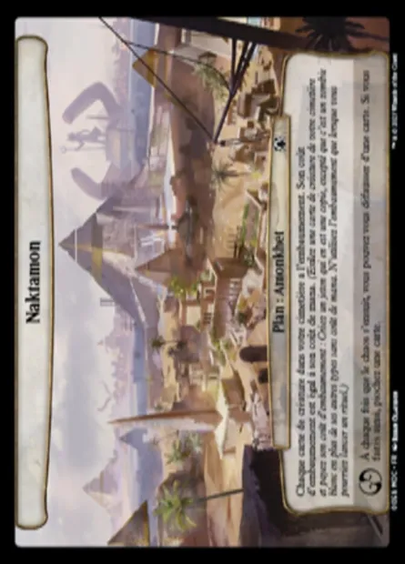 Naktamon, carte Magic MOC 58 — extension March of the Machine Commander