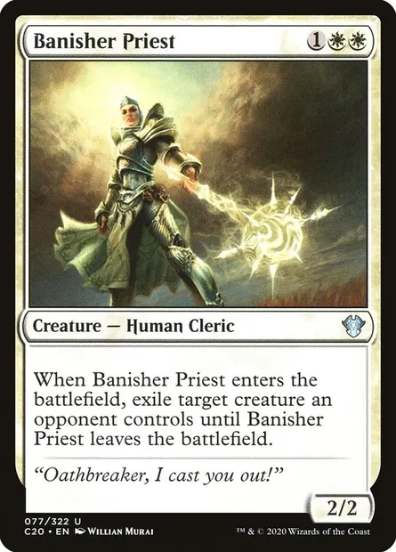 Banisher Priest, Magic card C20 77 — Commander 2020 set