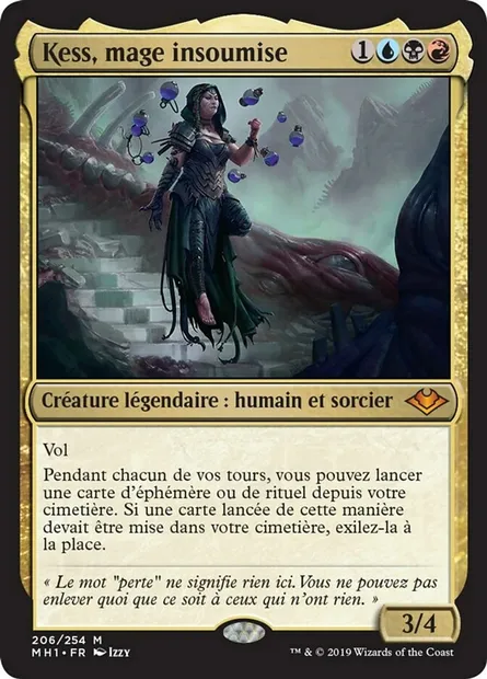Kess, mage insoumise, carte Magic MH1 206 — extension Horizons du Modern