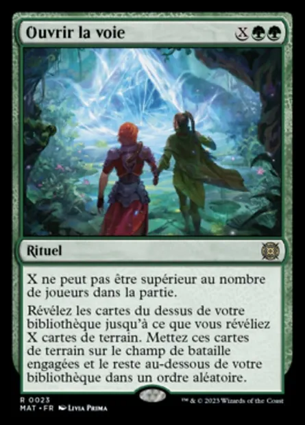 Ouvrir la voie, carte Magic MAT 23 — extension L'invasion des machines : le jour d'après