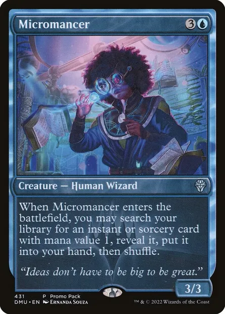 Micromancer, Magic card DMU 431 — Dominaria United set