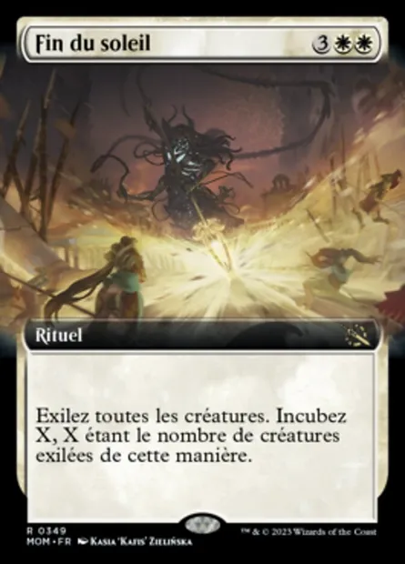 Fin du soleil, carte Magic MOM 349 — extension L'invasion des machines