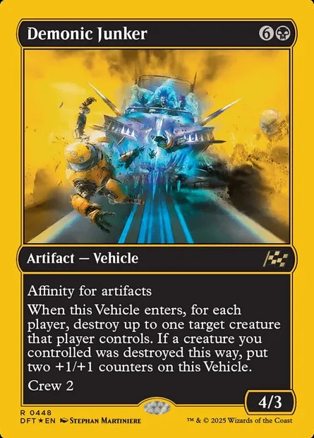 Demonic Junker, Magic card DFT 448 — Aetherdrift set