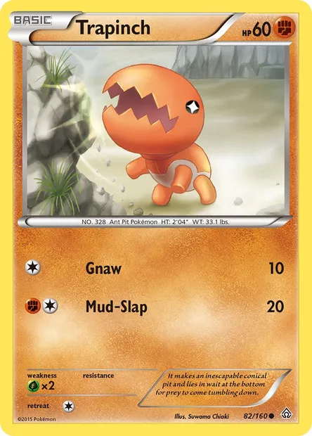 Trapinch, Pokémon card PRC 82 — Primal Clash set