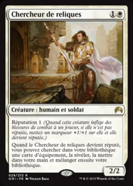 Chercheur de reliques, carte Magic ORI 29 — extension Magic Origines