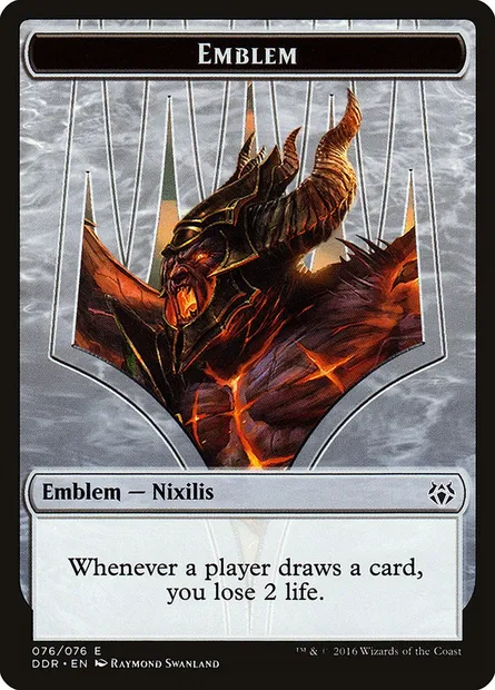 Ob Nixilis Reignited Emblem, Magic card DDR 76 — Duel Decks: Nissa vs. Ob Nixilis set