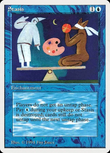 Stase, carte Magic SUM 83 — extension Summer Magic / Edgar