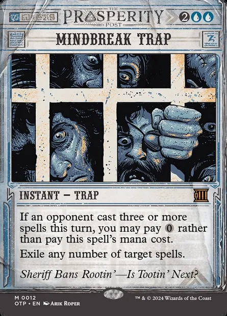 Mindbreak Trap, Magic card OTP 12 — Breaking News set
