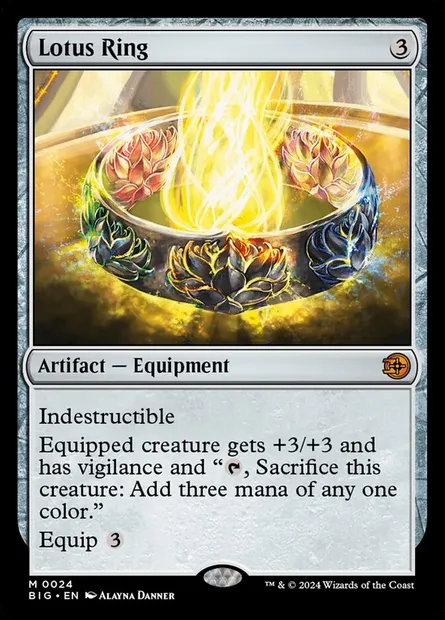 Lotus Ring, Magic card BIG 24 — The Big Score set