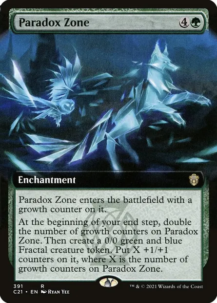 Paradox Zone, Magic card C21 391 — Commander 2021 set