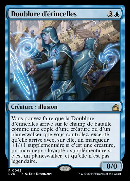 Doublure d'étincelles, carte Magic RVR 62 — extension Ravnica Remastered