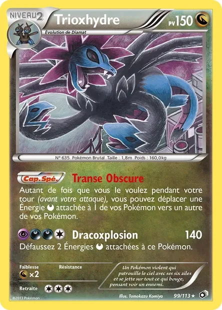 Trioxhydre, carte Pokémon LTR 99 — extension Legendary Treasures