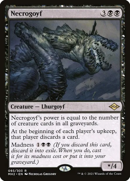 Necrogoyf, Magic card MH2 93 — Modern Horizons 2 set