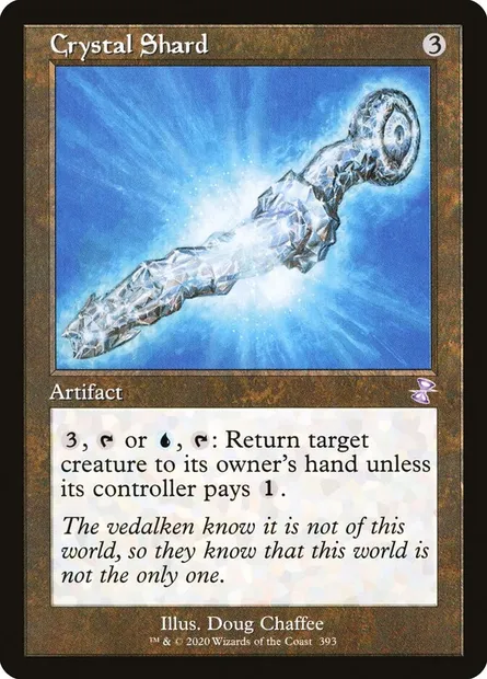 Crystal Shard, Magic card TSR 393 — Time Spiral Remastered set