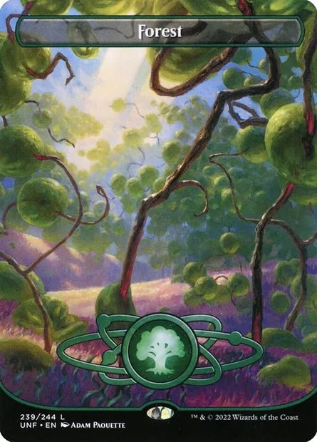 Forêt, carte Magic UNF 239 — extension Unfinity