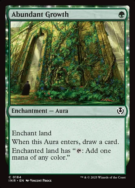 Abundant Growth, Magic card INR 184 — Innistrad Remastered set