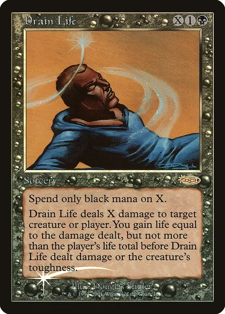 Drain Life, Magic card F02 7 — Friday Night Magic 2002 set