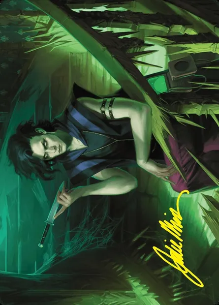 Winter, Misanthropic Guide // Winter, Misanthropic Guide, carte Magic ADSK 24 — extension Duskmourn: House of Horror Art Series