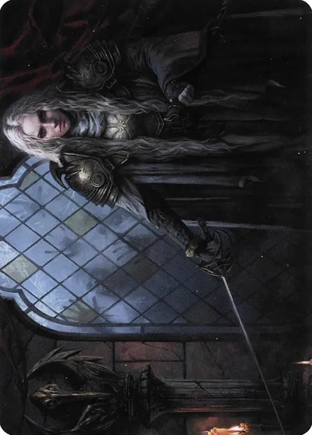 Thalia, Guardian of Thraben // Thalia, Guardian of Thraben, Magic card AVOW 18 — Crimson Vow Art Series set