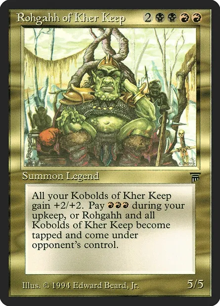 Rohgahh of Kher Keep, Magic card LEG 255 — Legends set