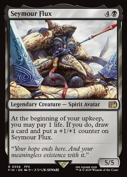 Seymour Flux, Magic card FIN 558 — Final Fantasy set