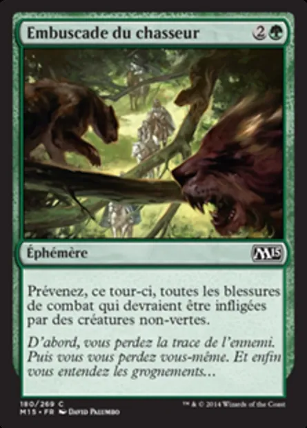 Embuscade du chasseur, carte Magic M15 180 — extension Magic 2015