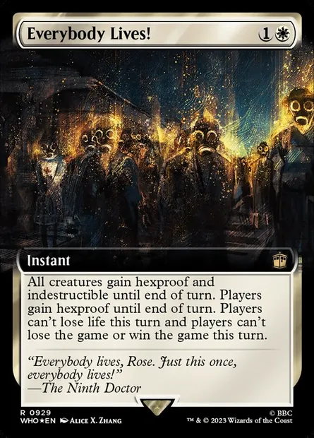 Everybody Lives!, Magic card WHO 929 — Doctor Who set