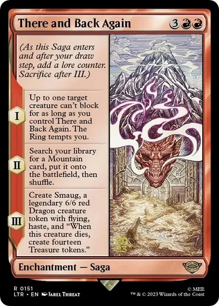 There and Back Again, Magic card PLTR 151s — Tales of Middle-earth Promos set