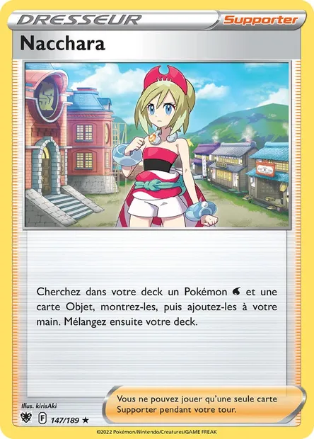 Nacchara, carte Pokémon ASR 147 — extension Astres Radieux