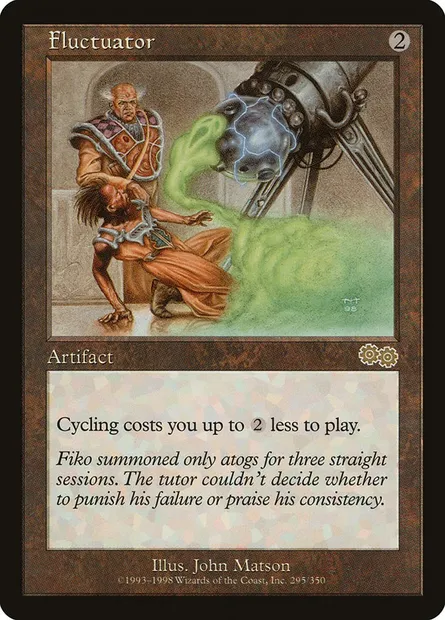 Fluctuator, Magic card USG 295 — Urza's Saga set