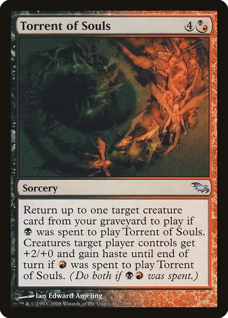 Torrent of Souls, Magic card SHM 199 — Shadowmoor set