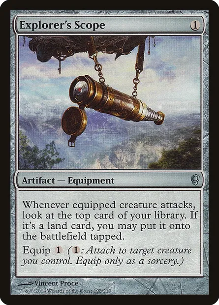 Explorer's Scope, Magic card CNS 198 — Conspiracy set