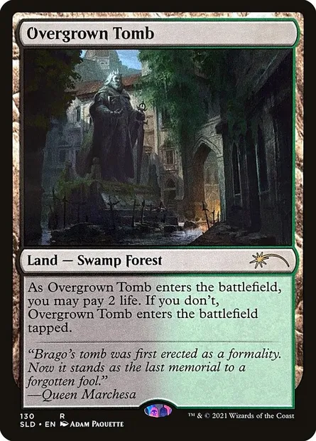 Overgrown Tomb, Magic card SLD 130 — Secret Lair Drop set