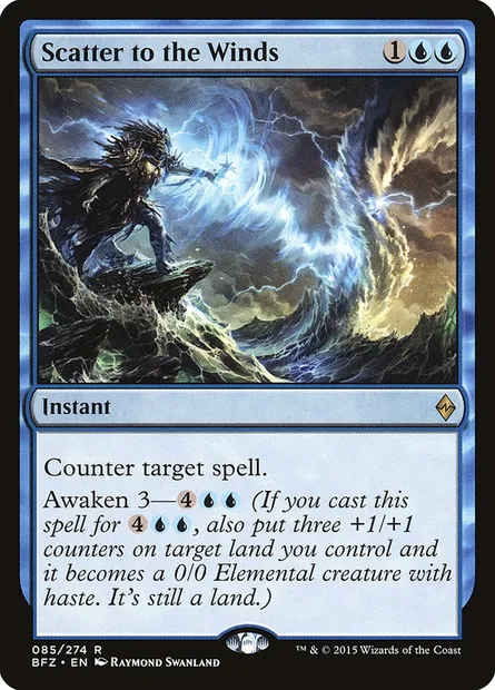 Scatter to the Winds, Magic card BFZ 85 — Battle for Zendikar set