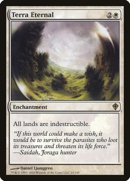 Terra Eternal, Magic card WWK 22 — Worldwake set