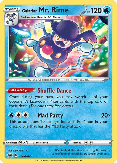 Galarian Mr. Rime, Pokémon card SWSH 079 — SWSH Black Star Promos set
