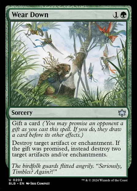 Wear Down, Magic card BLB 203 — Bloomburrow set