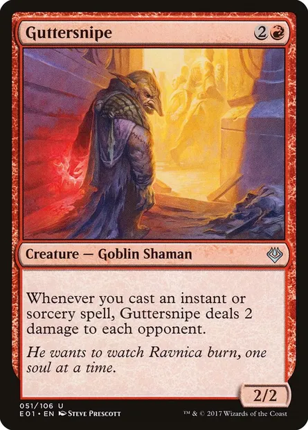 Guttersnipe, Magic card E01 51 — Archenemy: Nicol Bolas set
